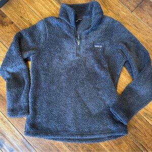 Patagonia Navy blue Charcoal Los Gatos Fleece 1/4 zip